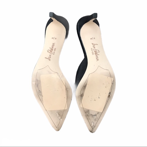 Sam Edelman 'Odelia' Pointy Toe Mule Pump Black - Picture 4 of 5